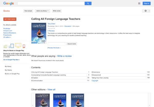 
                            11. Calling All Foreign Language Teachers - Google Books Result