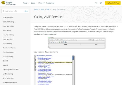 
                            13. Calling AMF Services | AMF - SoapUI