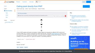 
                            12. Calling piwik directly from PHP - Stack Overflow