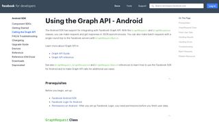 
                            8. Calling the Graph API - Android SDK - Documentation - Facebook for ...