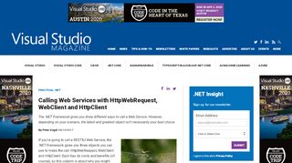 
                            12. Calling Web Services with HttpWebRequest, WebClient and HttpClient ...