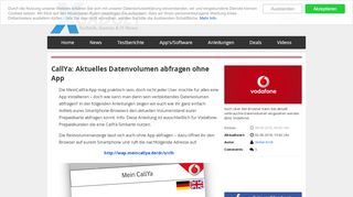 
                            11. CallYa: Aktuelles Datenvolumen abfragen ohne App » Xgadget.de