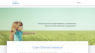 
                            12. Calm - Free for Schools