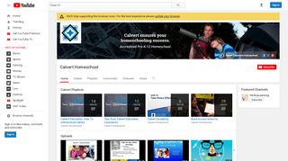
                            12. Calvert Education - YouTube