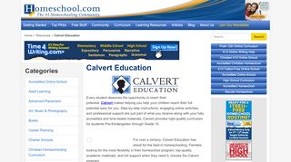 
                            10. Calvert School - Homeschooling Resources - Homeschool.com ...