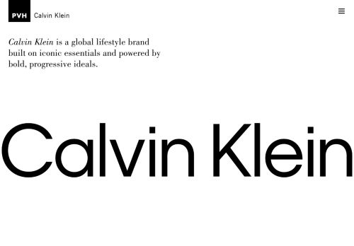 
                            4. Calvin Klein - PVH Corp.
