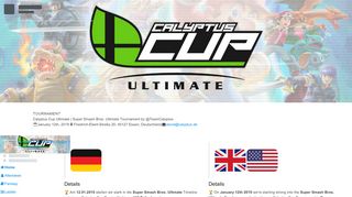 
                            6. Calyptus Cup Ul... | Details - Smash.gg