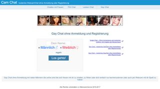 
                            10. Cam Chat | Gay Chat ohne Anmeldung und Registrierung