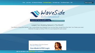 
                            3. Cam Models Login Page - WaveSideEntertainment.com