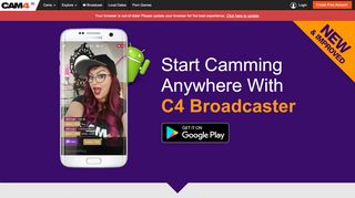 
                            4. Cam4 - Broadcast From Your Mobile Device - Cam4.com