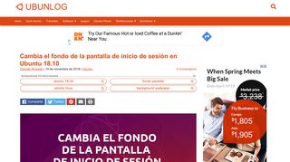 
                            2. Cambia el fondo de la pantalla de inicio de sesión en tu Ubuntu 18.10