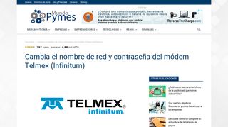 
                            9. Cambia el nombre de red y contraseña del módem Telmex (Infinitum)
