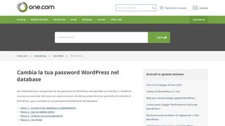 
                            5. Cambia la tua password WordPress nel database – Assistenza ...