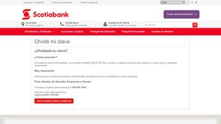 
                            10. Cambiar clave ScotiaWeb | Banco Scotiabank
