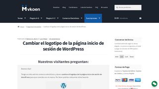 
                            13. Cambiar el logotipo de la página inicio de sesión de WordPress