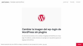 
                            10. Cambiar la imagen del wp-login de WordPress sin plugins