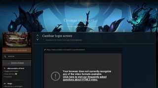 
                            7. Cambiar login screen - Foros - League of Legends