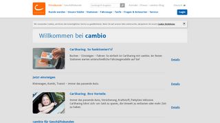 
                            12. cambio CarSharing Deutschland - cambio. Elektroautos in Bremen.