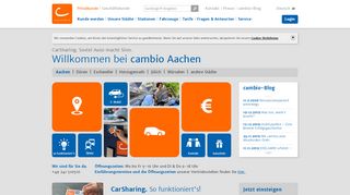 
                            6. cambio CarSharing Deutschland - Carsharing in Aachen - ganz ...