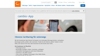 
                            8. cambio CarSharing Deutschland - Cleveres CarSharing für unterwegs