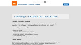 
                            6. cambioApp - Carsharing en cours de route - cambio autodelen ...