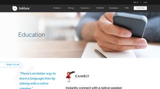 
                            6. Cambly | A language learning app that connects language students ...