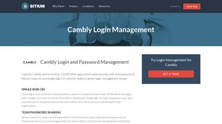 
                            11. Cambly Login Management - Team Password Manager - Bitium