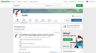 
                            12. Cambly - The WORST online English school to work for, period ...