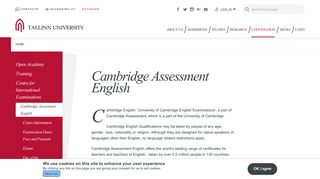 
                            9. Cambridge English Language Assessment | Tallinn ...