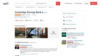 
                            10. Cambridge Savings Bank - 10 Reviews - Banks & Credit Unions - 630 ...