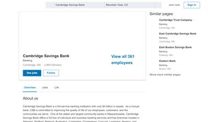 
                            6. Cambridge Savings Bank | LinkedIn