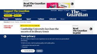 
                            12. Cambridge University lays bare the secrets of its library tower ...