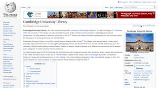 
                            8. Cambridge University Library - Wikipedia
