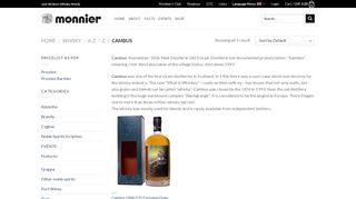 
                            13. Cambus online kaufen - whiskytime.ch - seltene Abfüllungen!