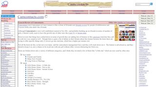 
                            4. Camcontacts - Adult Webcam FAQ