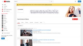 
                            5. CamContacts Videos - YouTube