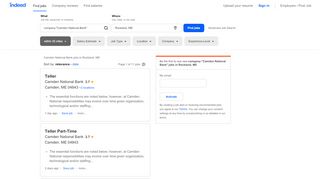 
                            12. Camden National Bank Jobs, Employment in Rockland, ME | Indeed ...