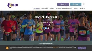 
                            9. Camel Color 5K - RunSignup