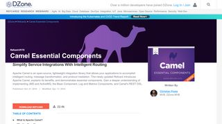 
                            13. Camel Essential Components - DZone - Refcardz