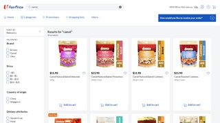 
                            8. camel - Online Grocery Shopping | FairPrice Singapore