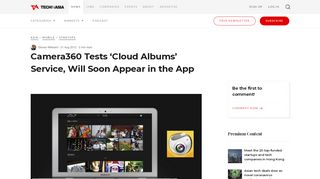 
                            13. Camera360 Tests 'Cloud Albums' Service, Will Soon Appear in the App