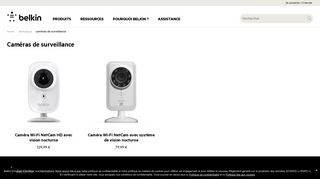 
                            3. Caméras de surveillance - Belkin