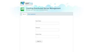 
                            3. Camfrog Distributed Server Management - Camfrog Room Hosting