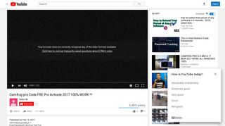 
                            12. Camfrog pro Code FRE Pro Activate 2017 100% WORK !!! - YouTube