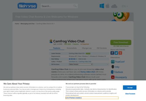 
                            10. Camfrog Video Chat Download (2019 Latest) for Windows 10, 8, 7
