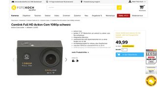 
                            7. Camlink Full HD Action Cam 1080p schwarz CL-AC21 - fotokoch.de