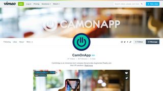 
                            4. CamOnApp on Vimeo