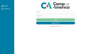 
                            7. Camp America: Log In