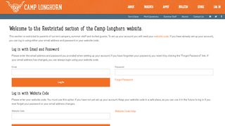 
                            10. Camp Longhorn - Log In to Your Account | Camp Longhorn