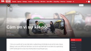 
                            13. Campaign: Oppo - Cảm ơn vì sự kết nối - Brands Vietnam